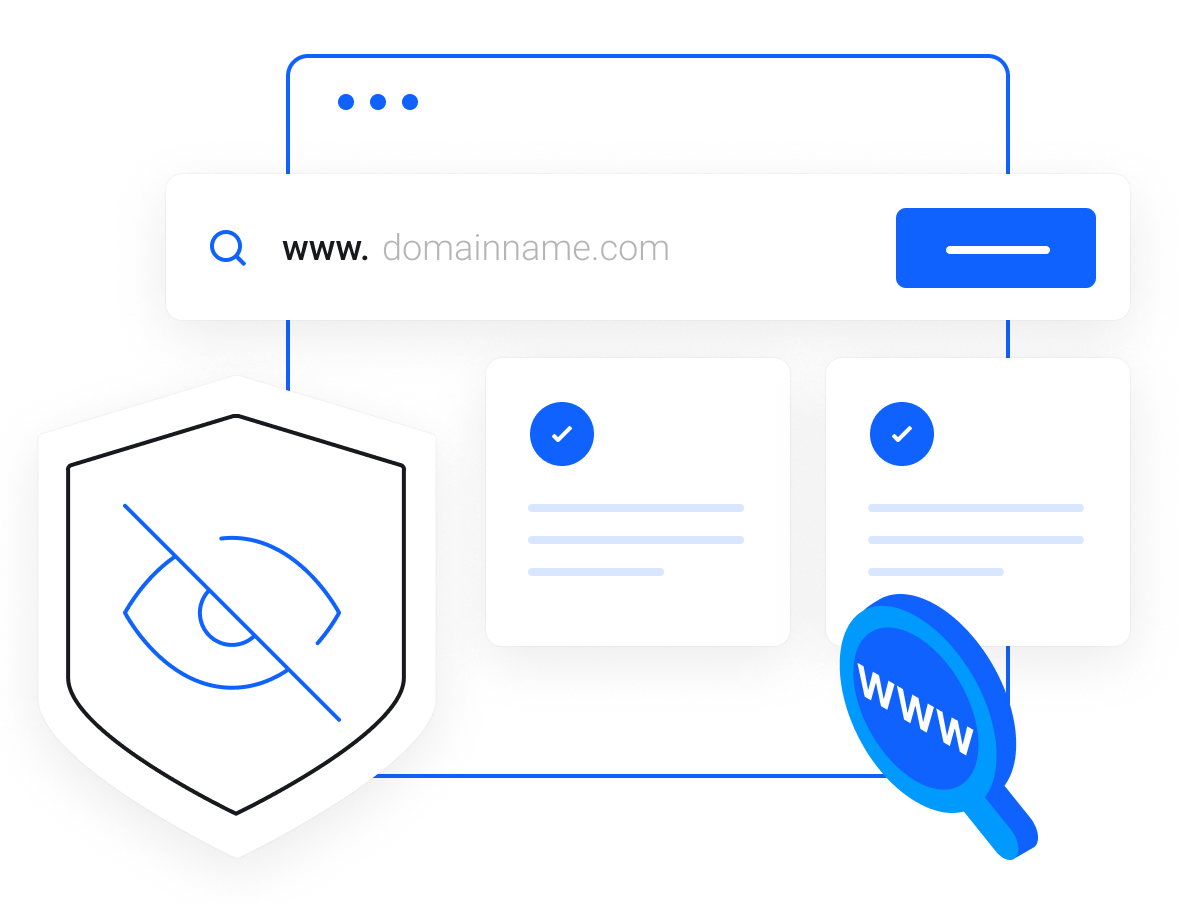 Domain Names - Free private domain registration