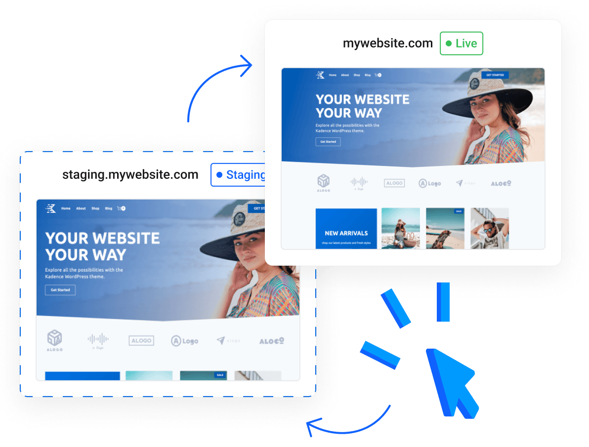 Managed WordPress Hosting | Optimized for Speed - One-click WordPress staging environment